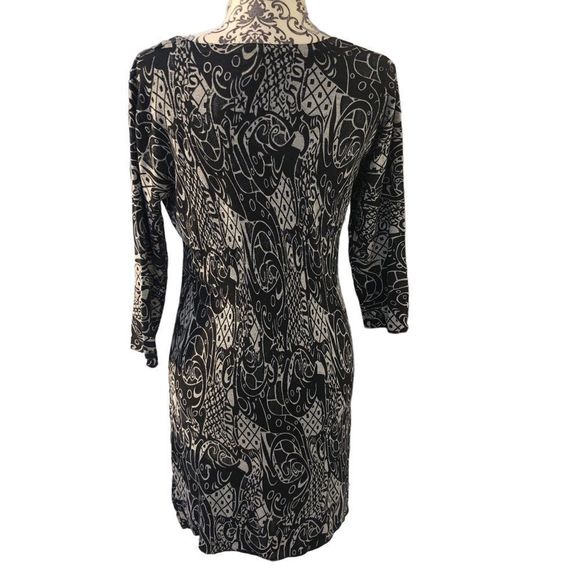 Papillon Black and white dress Size medium - Picture 4 of 8